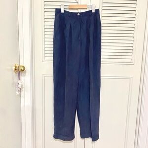 Preview Collection Navy Silk Trouser